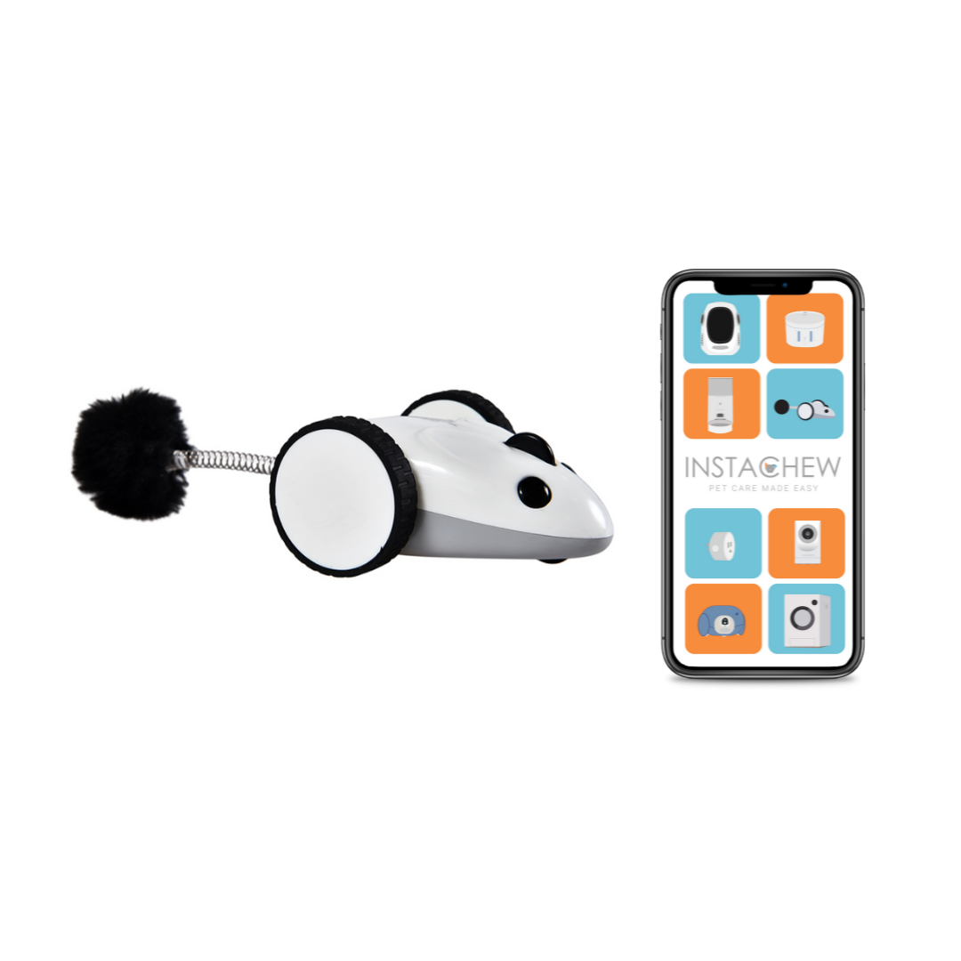 INSTACHEW Purechase Smart Mouse Toy, App Enabled Toy, Chasing Toy, Toy for Cats, Fun Toy, Dog Toy, Remote Control Toy for Pets, Mouse Toy-10