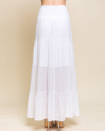 SMOCKED MAXI SKIRT-1