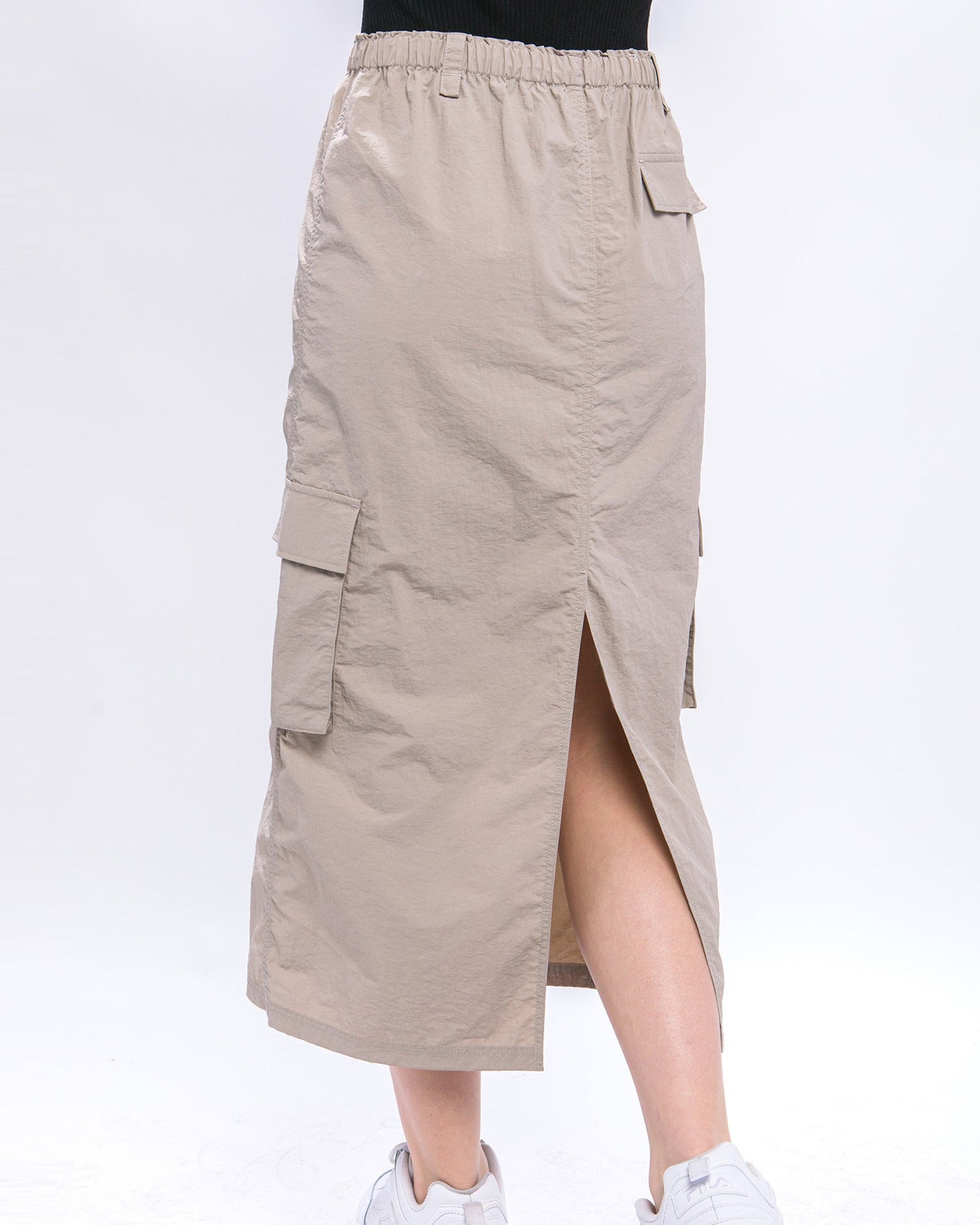 SIDE POCKET CARGO SKIRT-6