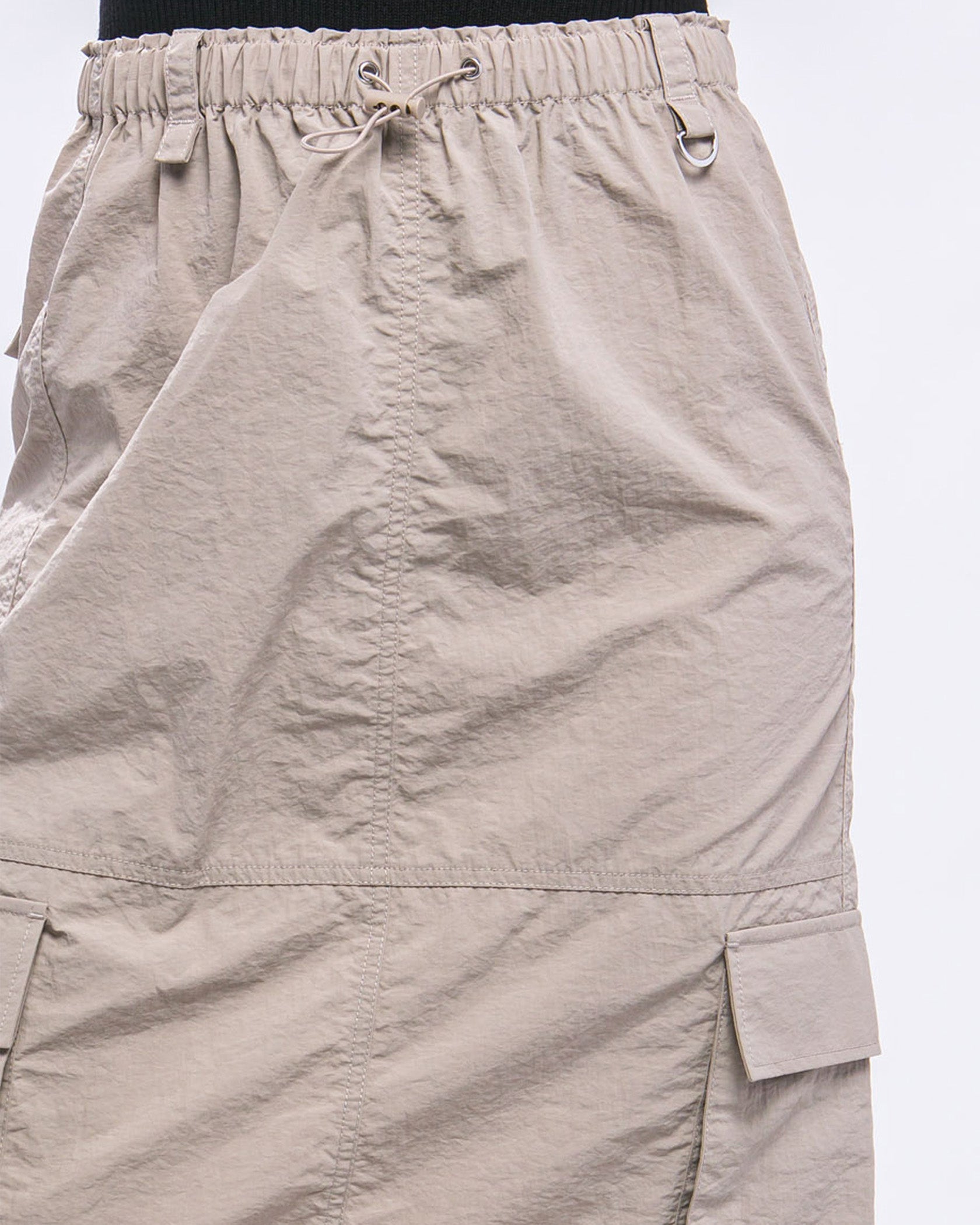 SIDE POCKET CARGO SKIRT-2