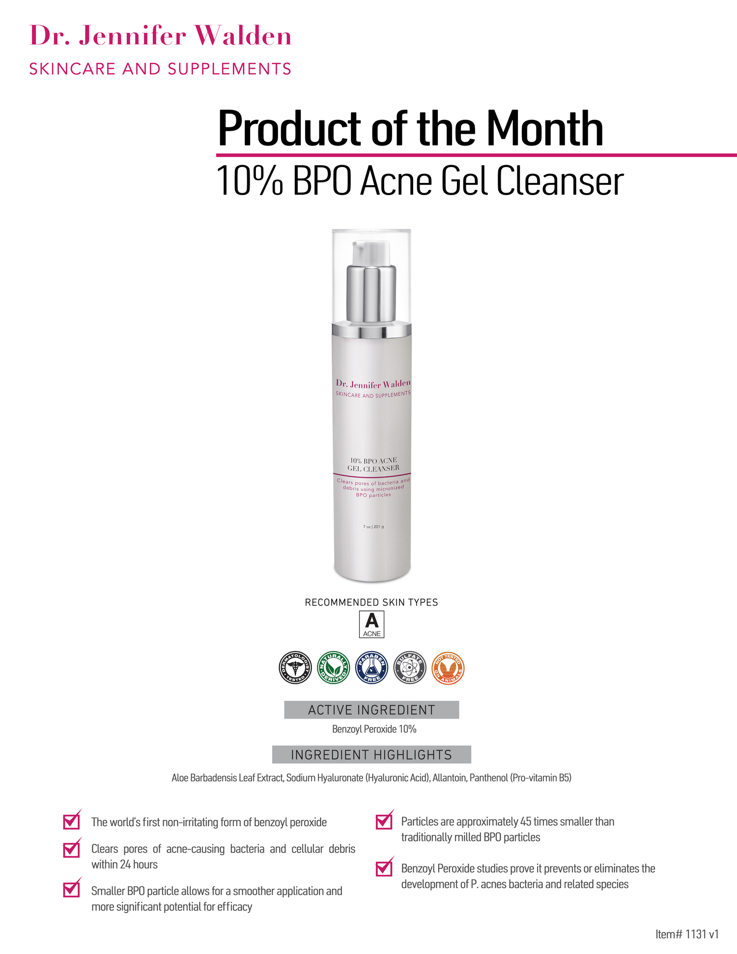 10% BENZOYL PEROXIDE ACNE GEL CLEANSER-2