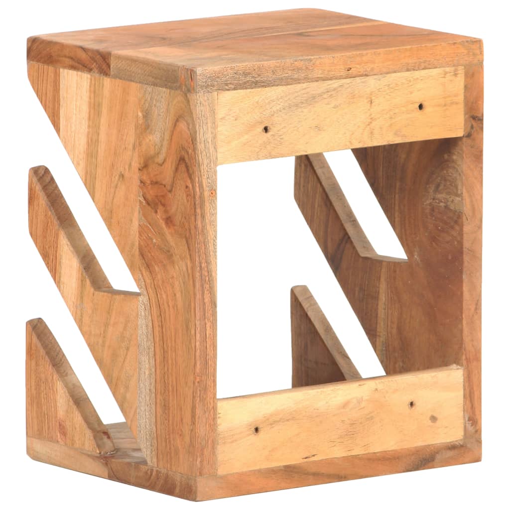 vidaXL Wall Mounted Skateboard Holder 9.8"x7.9"x11.8" Solid Acacia Wood-2