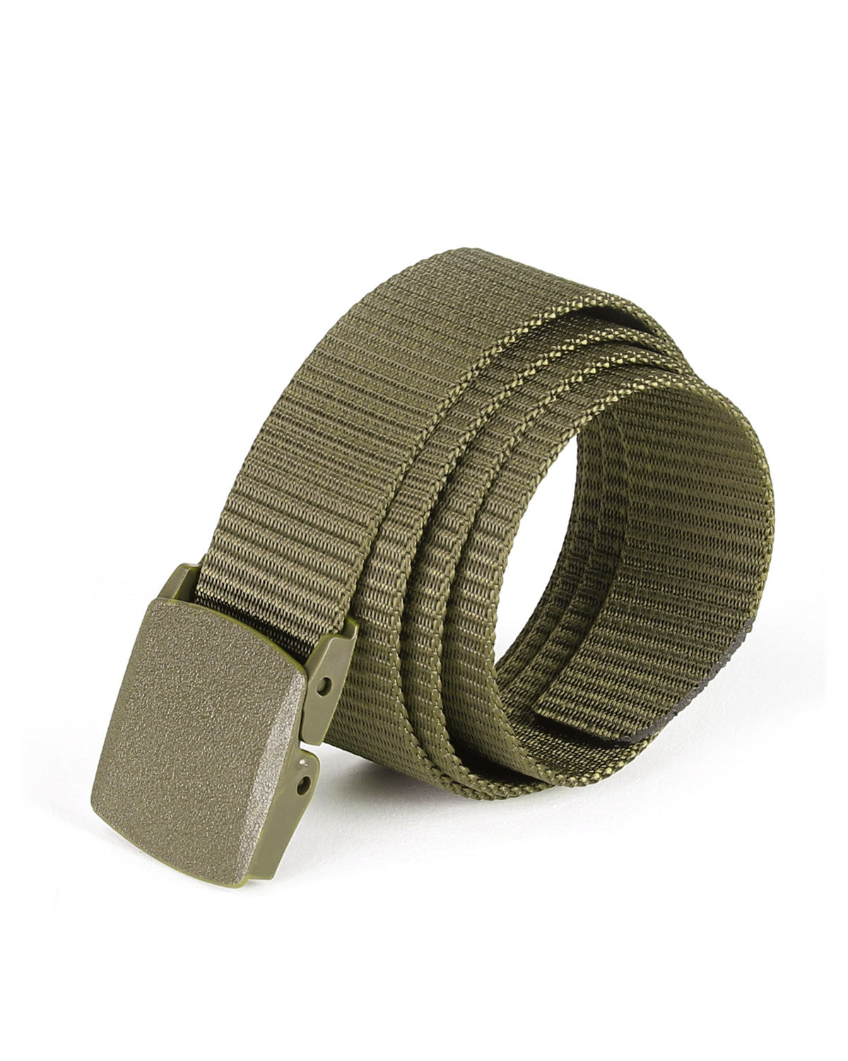 ZIMEGO Mens Adjustable Nylon Strap Military Tactical Web Belt Plastic Buckle-0