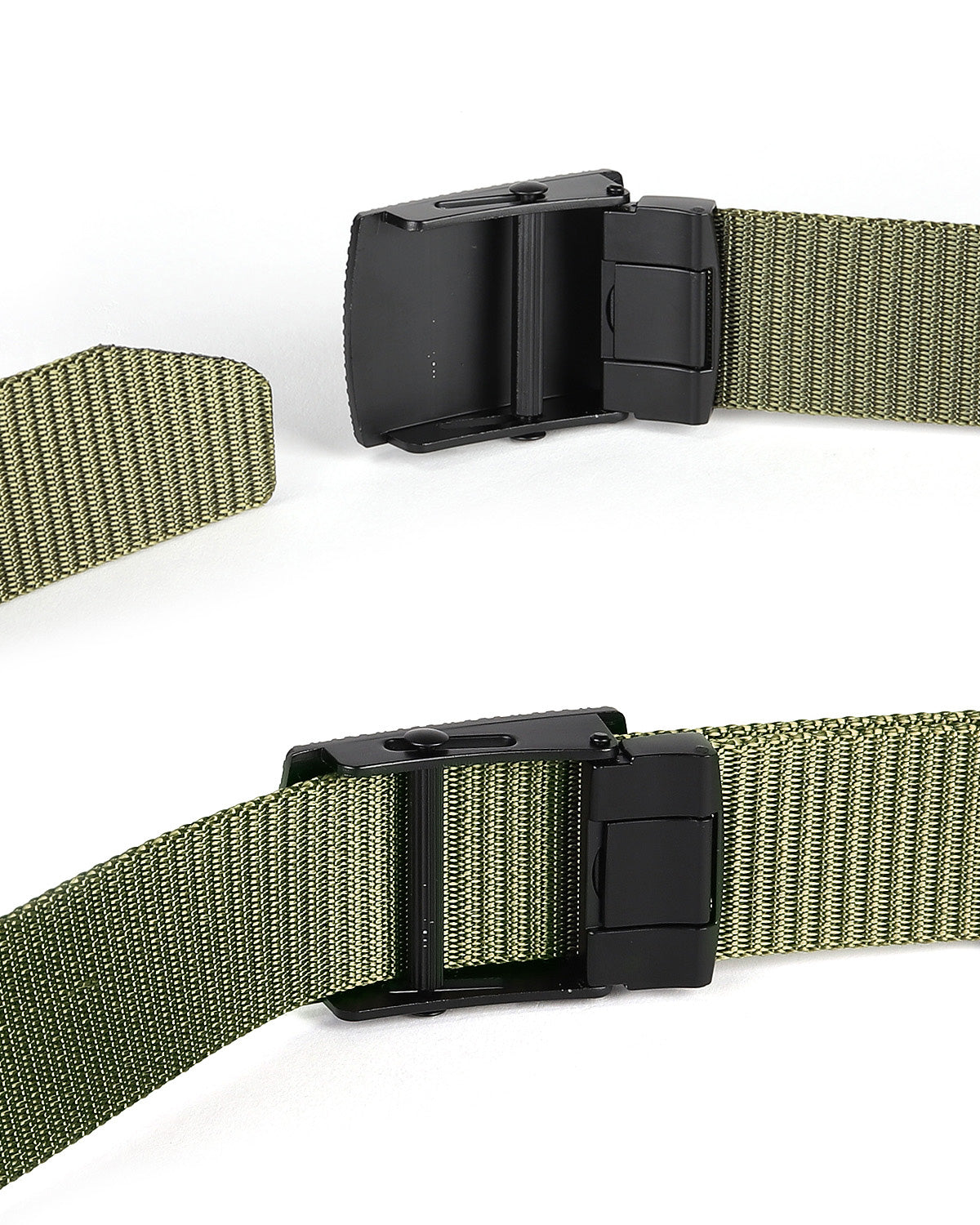 ZIMEGO Mens Adjustable Nylon Strap Military Tactical Web Belt Metal Buckle-14