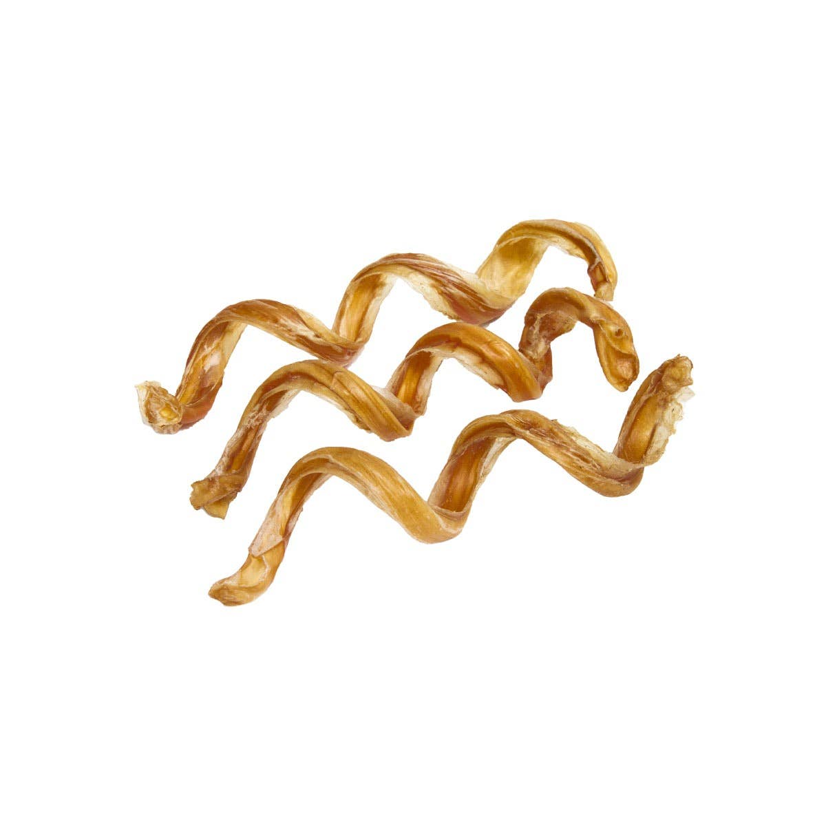 All-Natural Beef Curly Bully Stick Dog Treats - 5"-7" (25/case)-0
