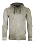 ZIMEGO Long Sleeve Vintage Oil Wash Garment Dye Hooded Henley-0