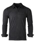 ZIMEGO Mens Long Sleeve Oil Wash Vintage Henley Button Cuffs Pocket Polo T-Shirt-2