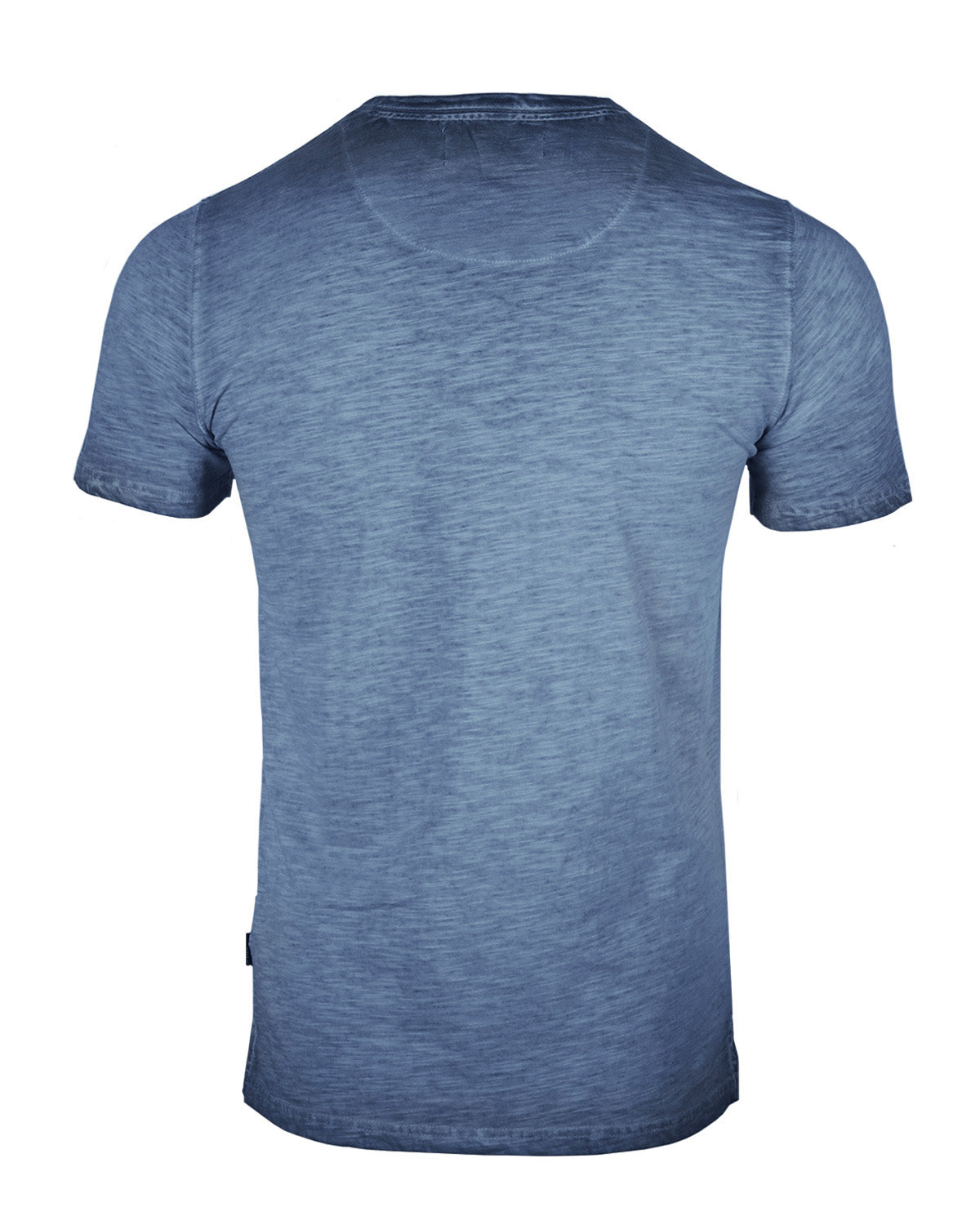 ZIMEGO Mens Short Sleeve Crew Neck Oil Wash Vintage Button Henley T-Shirt-10