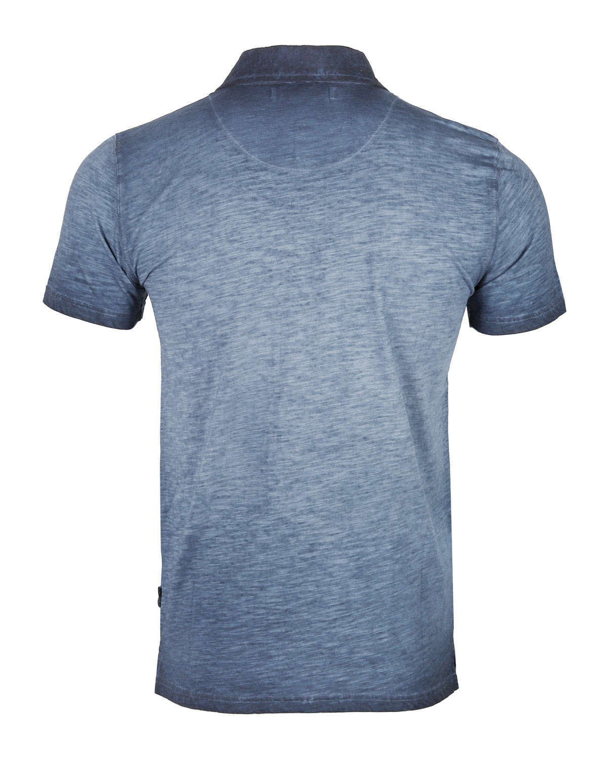 ZIMEGO Mens Short Sleeve Oil Wash Vintage Button Henley Pocket Polo T-Shirt-13