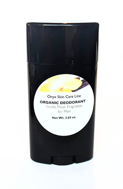 ORGANIC DEODORANT- VANILLA MUSK  FRAGRANCE - FOR MEN ITEM CODE: 647535610191-0