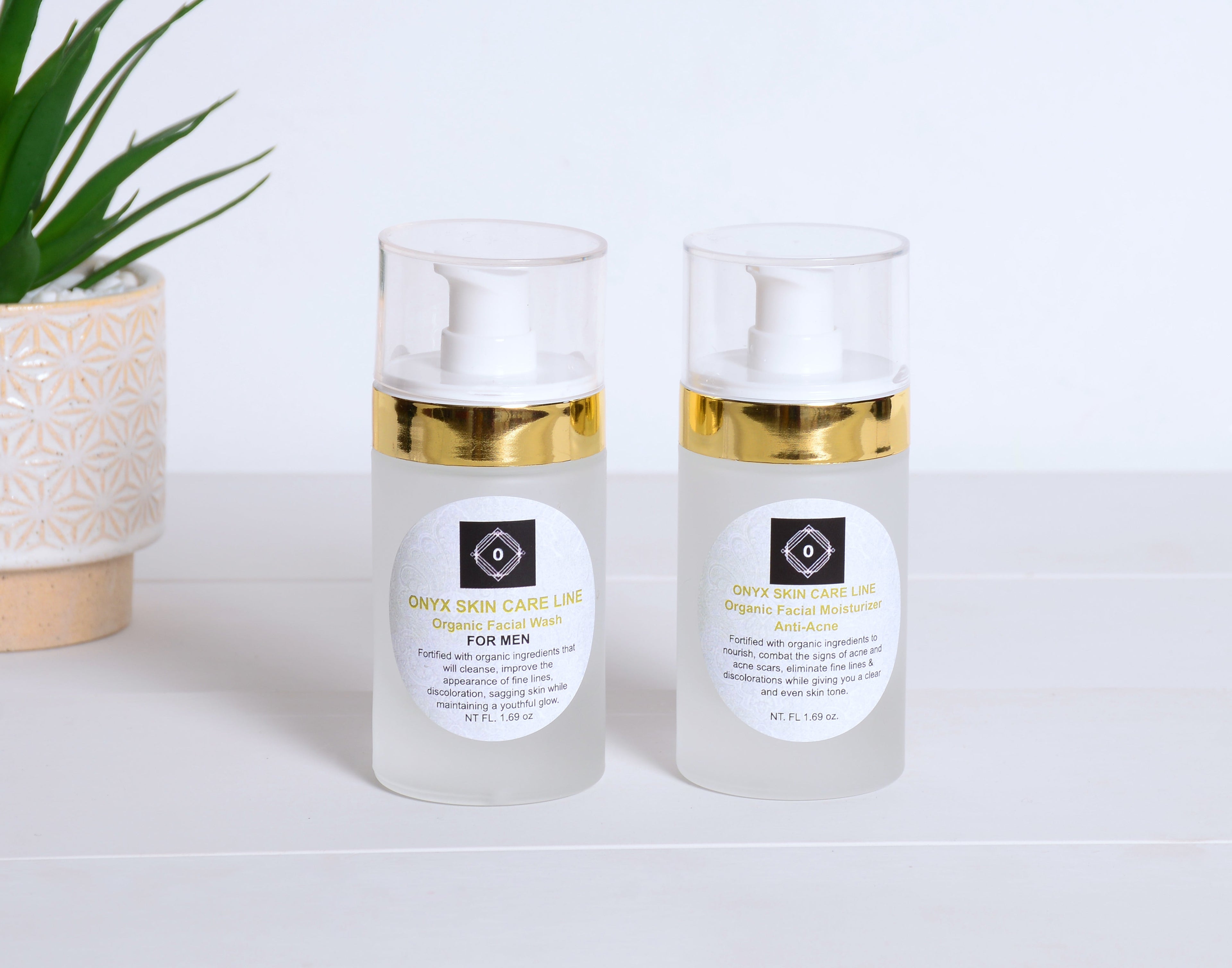 Two-Step Anti-Aging System Facial Wash and Moisturizer - For MEN - ITEM CODE: 601950410026-0