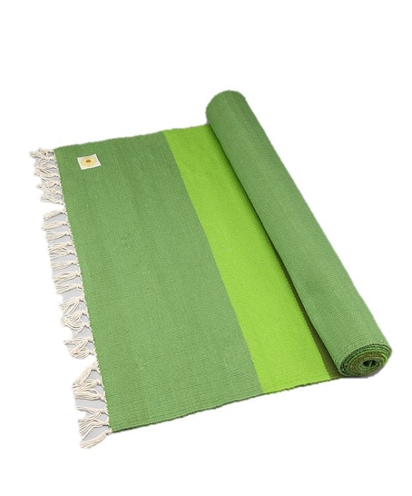 Handwoven cotton Floor Yoga Meditation Prayer Rug-13