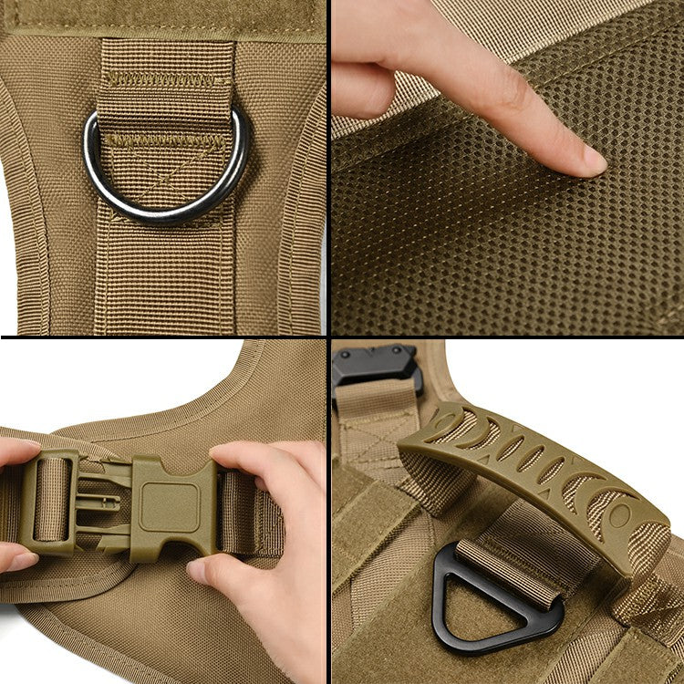 Tactical Dog Harness, Collar, and Leash Set-8