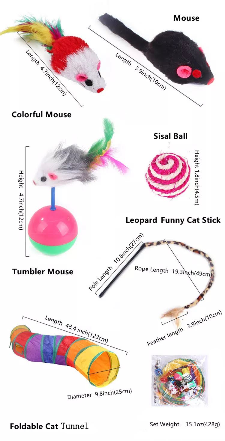 20 pcs assorted cat toys-2