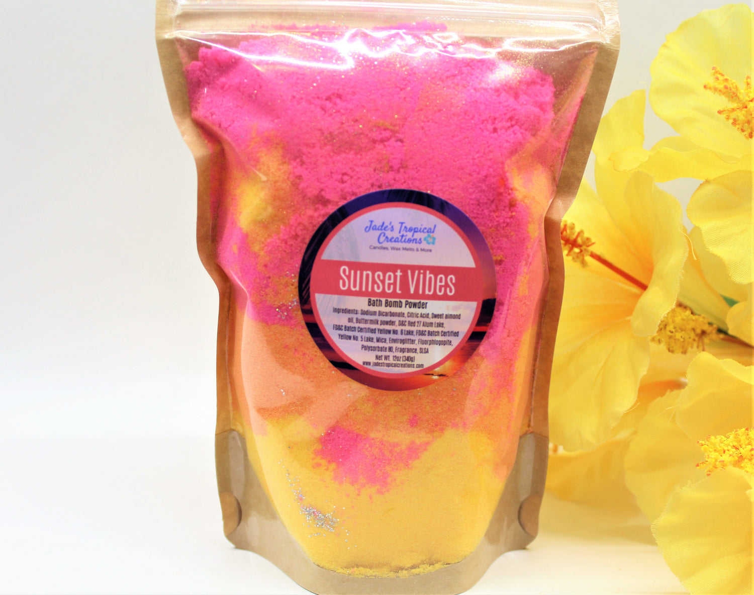 Sunset Vibes Bath Bomb Powder-2