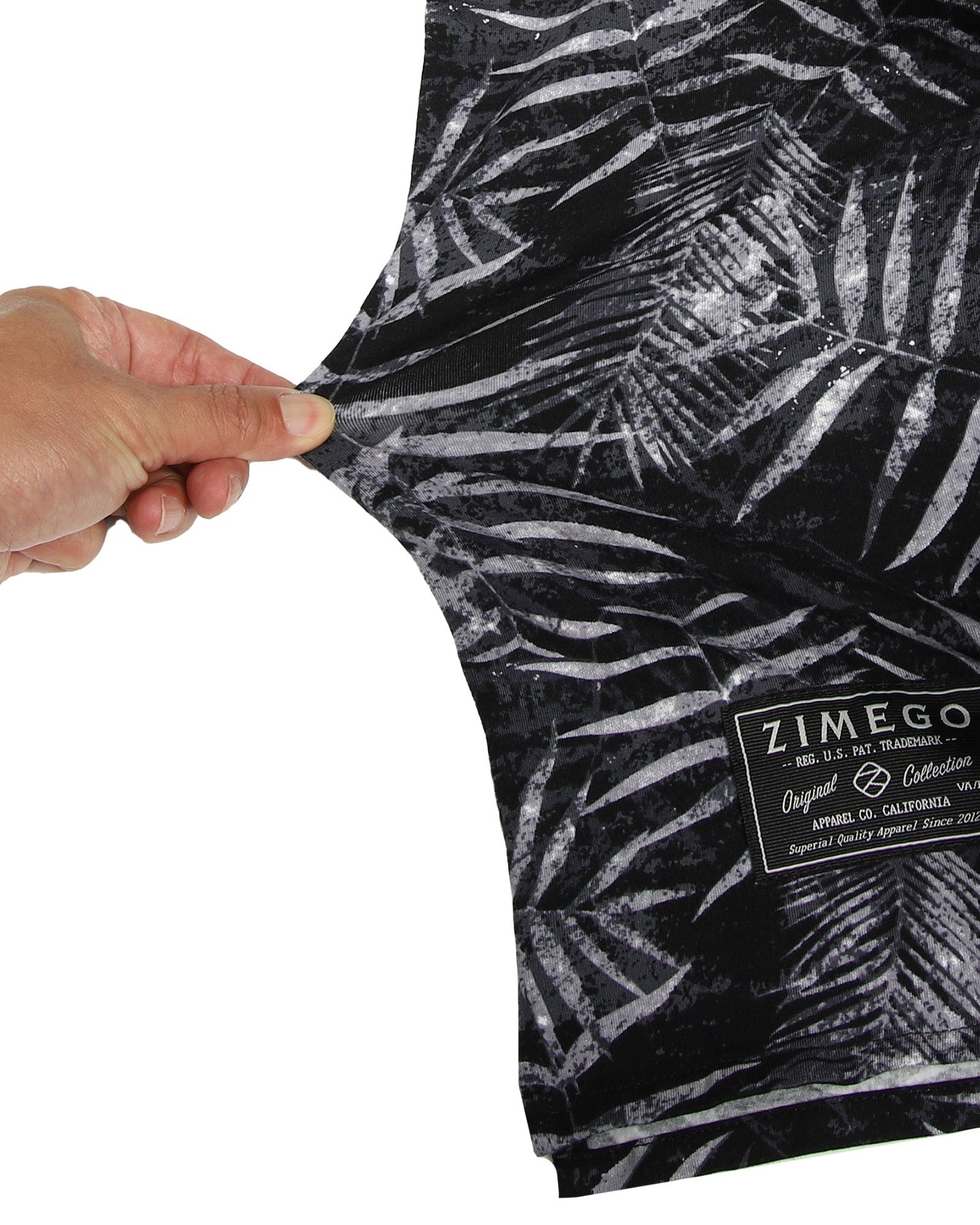 ZIMEGO Mens Holiday Hawaiian Long Sleeve Stretch Casual Aloha Button Down Shirt-8