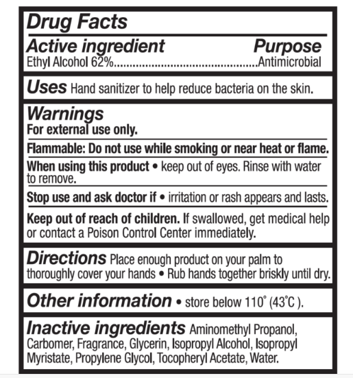 Gel Hand Sanitizer Pump (1 oz.)-2