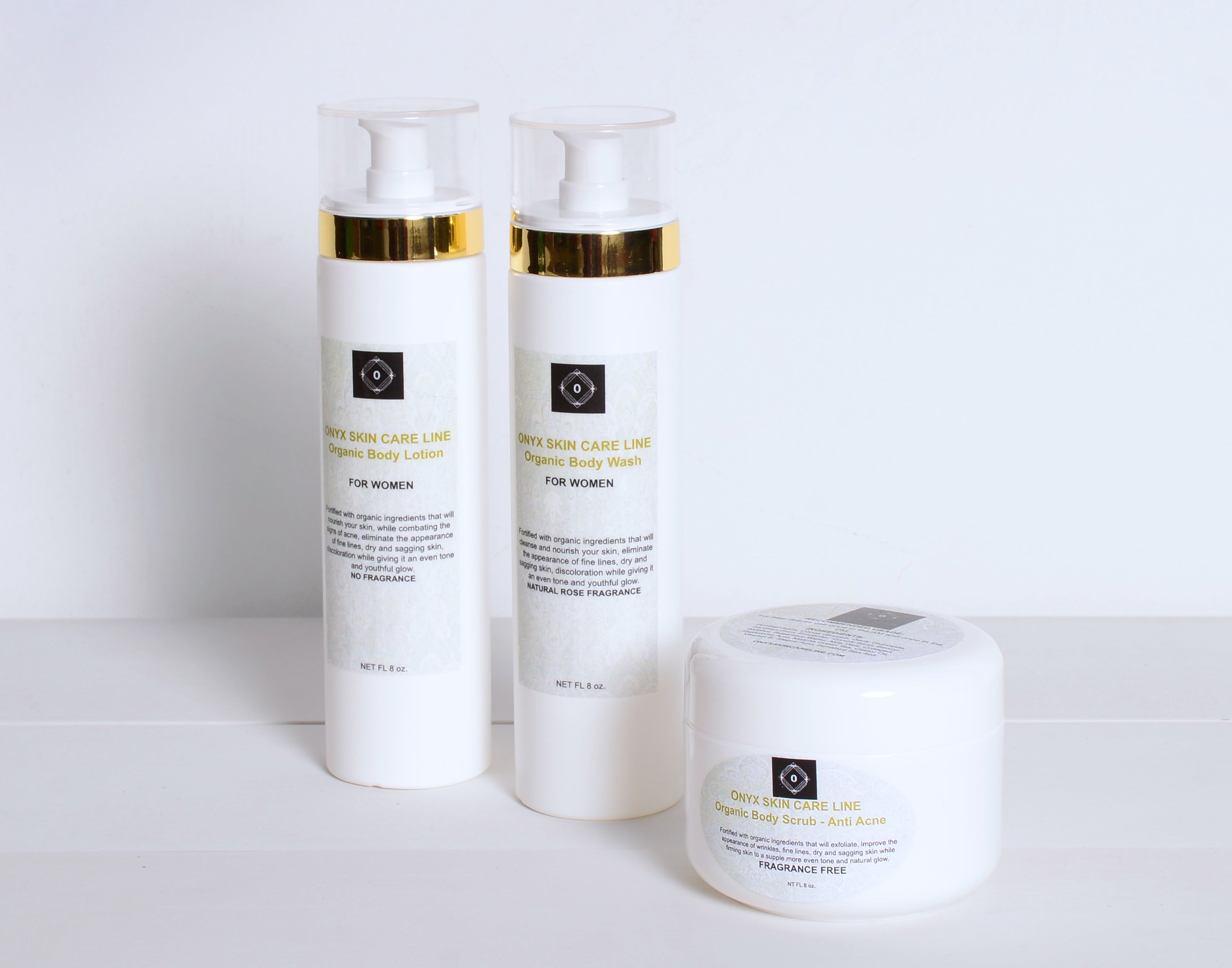 THREE STEP ANTI-AGING SKIN SYSTEM - Nourishing Body Wash, Scrub and Lotion - Fragrance Free - for WOMEN - ITEM CODE: 601950409921-0