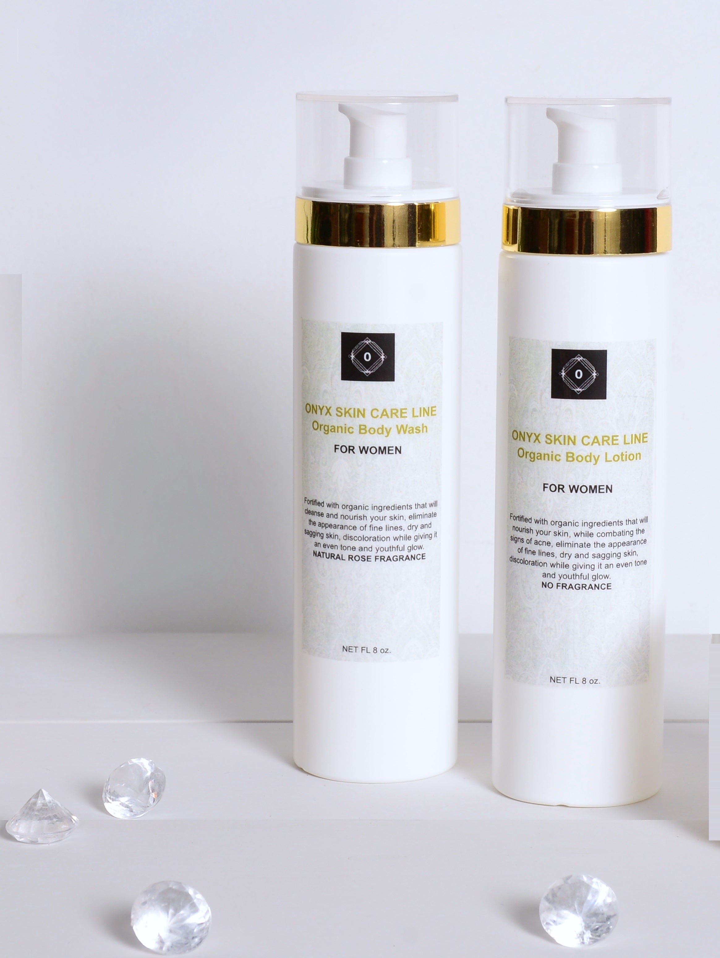 DUO SKIN CARE ANTI-AGING SYSTEM - Nourishing Wash and Lotion - Bulgarian Rose Fragrance - for WOMEN - ITEM CODE: 601956330748-0