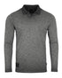 ZIMEGO Mens Long Sleeve Vintage V-Neck Henley Polo T-Shirt-0