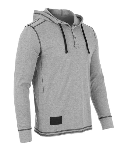 ZIMEGO Men's Thermal Long Sleeve Lightweight Fashion Hooded Henley-1