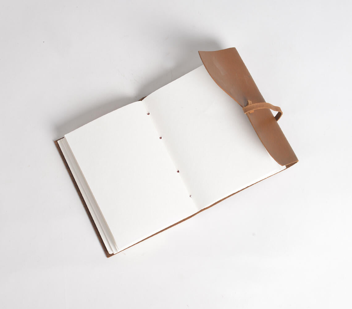 Hand Cut & Bound Leather Diary Q2-3