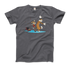 Calvin and Hobbes Dancing with Record Player T-Shirt-9