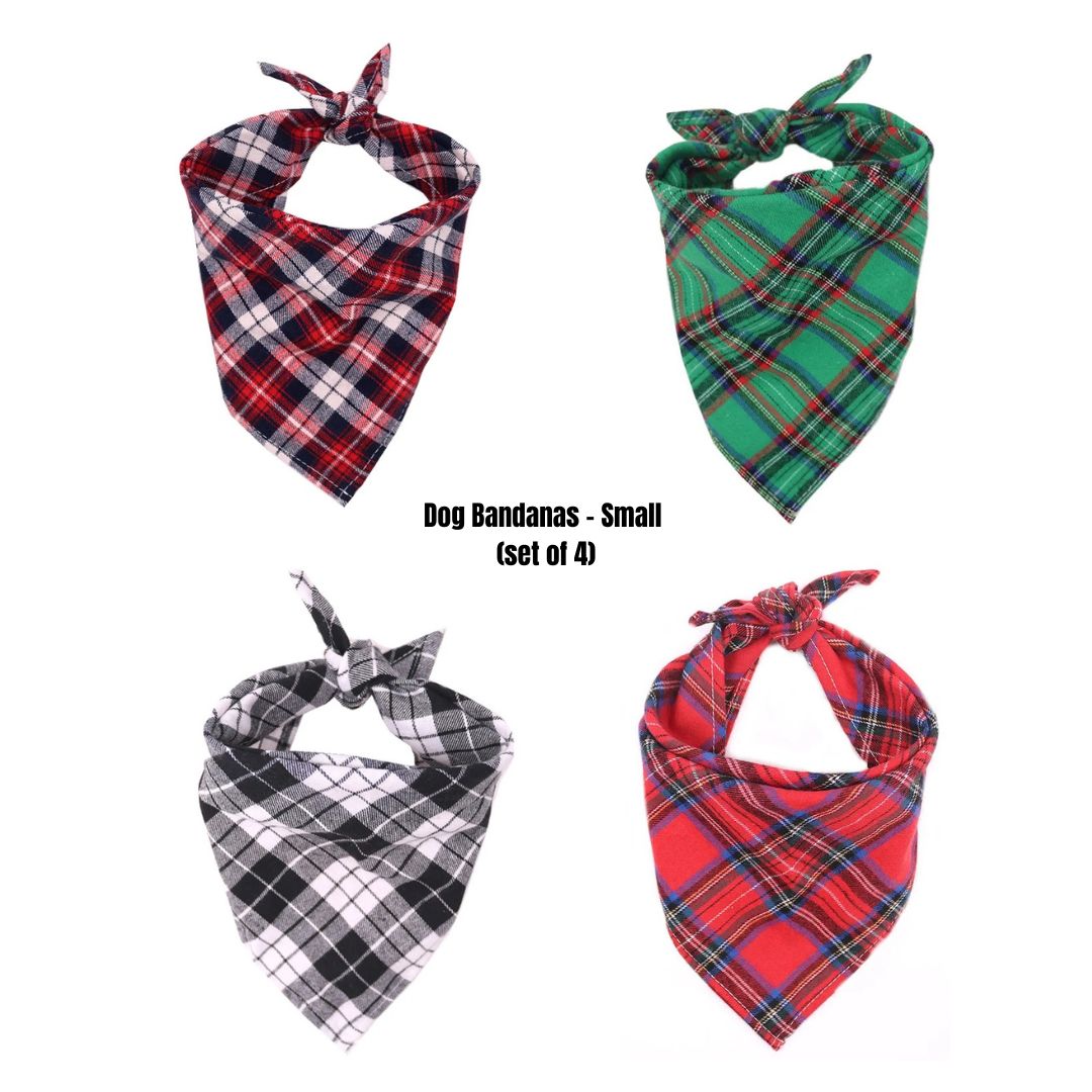 Dog Bandanas - Small (set of 4)-0
