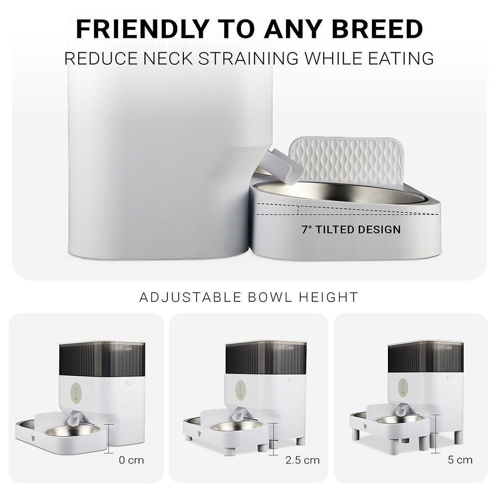 Instachew Purechew Double Smart Automatic Pet Feeder, Automates Feeding with Portion Control-5