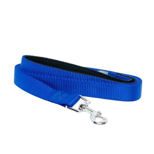 Padded Grip Dog Leash (5ft) - Blue-0