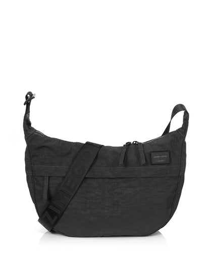 Zimego Two Tone Crescent Bag Crossbody Messenger for Women - ZB807-2