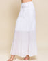 SMOCKED MAXI SKIRT-0