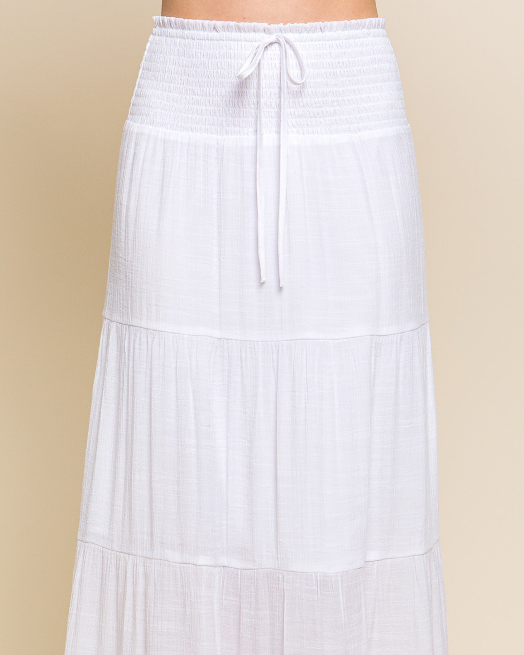 SMOCKED MAXI SKIRT-2