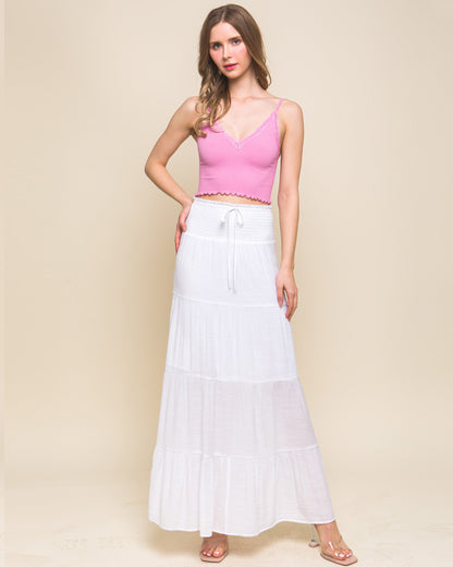 SMOCKED MAXI SKIRT-3