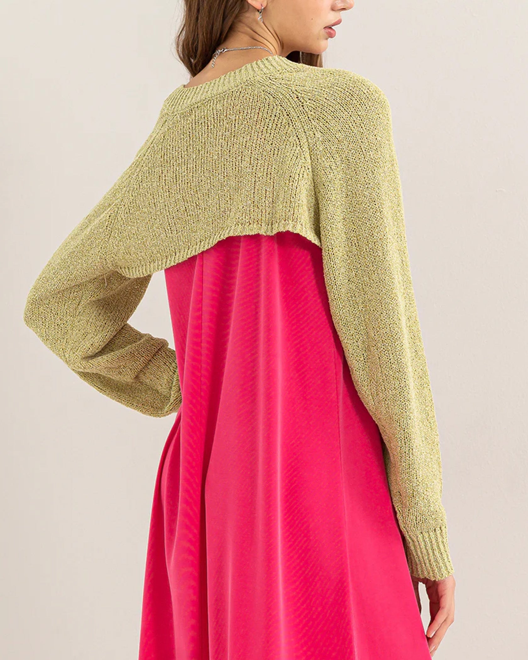 SUMMER ESSENTIAL LONG SLEEVE KNIT BOLERO-1