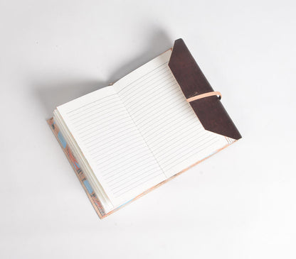 Marbled Edge Leather Diary-3