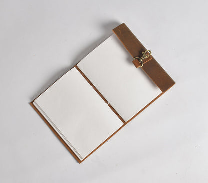 Metal Accented Leather Diary-3