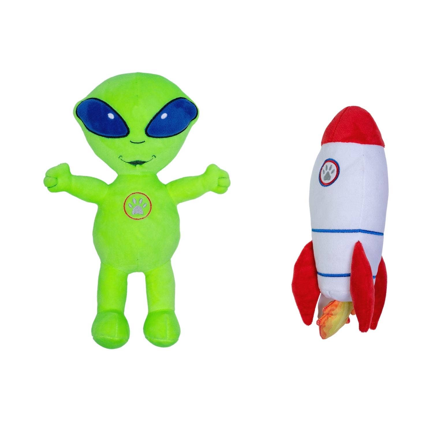 Out of this World Crinkle and Squeaky Plush Dog Toy Combo-0