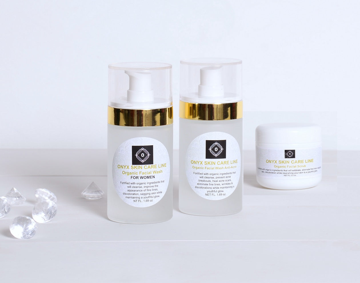 Three Step Facial Renewal and Cleansing System For Dry Skin - Facial Wash, Moisturizer &amp; Scrub - For WOMEN -  ITEM CODE: 655457649922-0