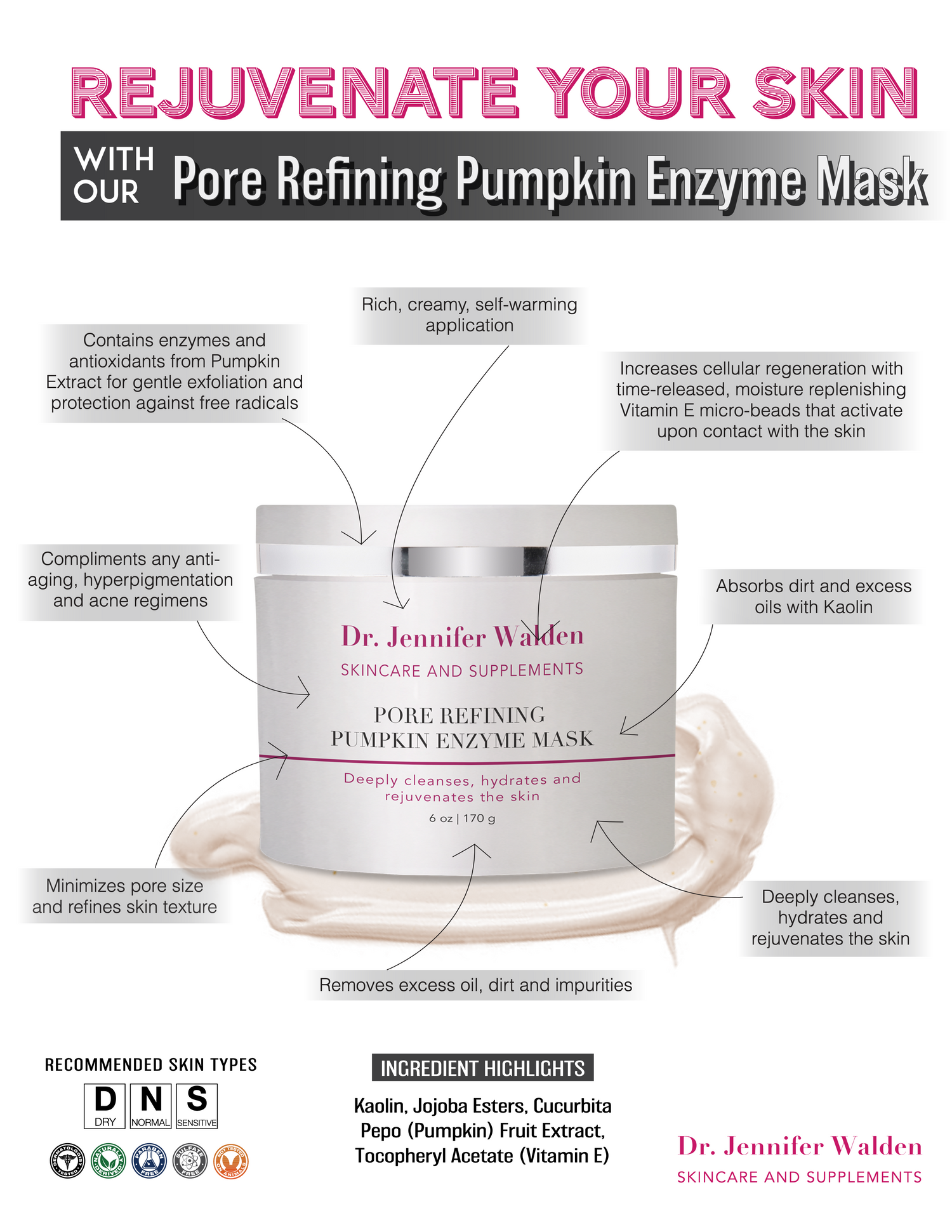 PORE REFINING PUMPKIN ENZYME MASK-5