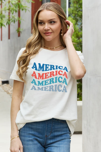 Simply Love AMERICA Graphic Cotton Tee