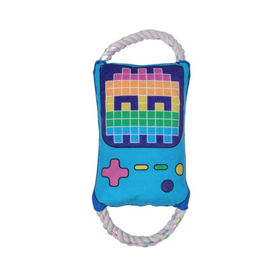 Retro Gamer Crinkle and Squeaky Plush Dog Toy-0