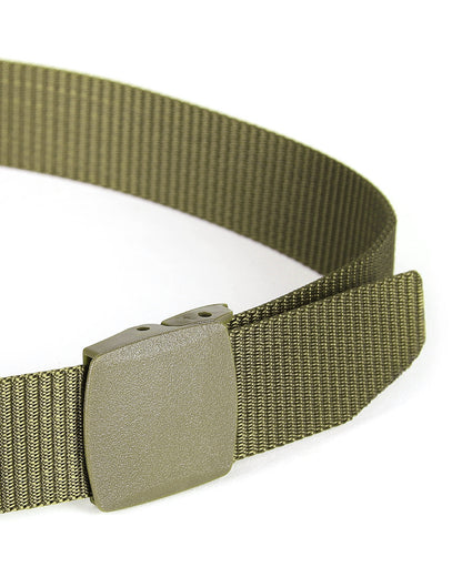 ZIMEGO Mens Adjustable Nylon Strap Military Tactical Web Belt Plastic Buckle-11