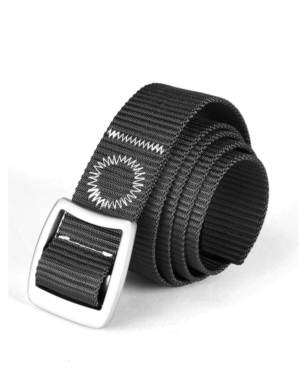 ZIMEGO Mens Adjustable Nylon Strap Military Tactical Web Belt Metal Buckle-8