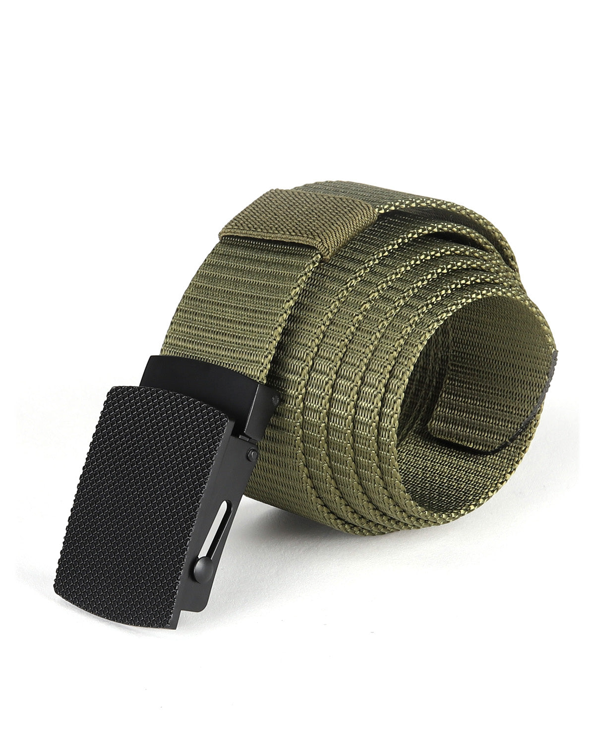 ZIMEGO Mens Adjustable Nylon Strap Military Tactical Web Belt Metal Buckle-12