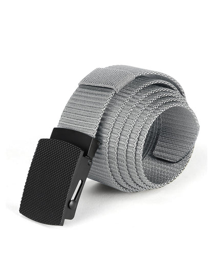 ZIMEGO Mens Adjustable Nylon Strap Military Tactical Web Belt Metal Buckle-9