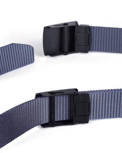 ZIMEGO Mens Adjustable Nylon Strap Military Tactical Web Belt Metal Buckle-17