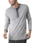 ZIMEGO Mens Long Sleeve Crew Neck Oil Wash Vintage Button Henley T-Shirt-0