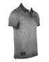 ZIMEGO Mens Short Sleeve Oil Wash Vintage Button Henley Pocket Polo T-Shirt-12