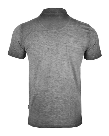 ZIMEGO Mens Short Sleeve Oil Wash Vintage Button Henley Pocket Polo T-Shirt-15